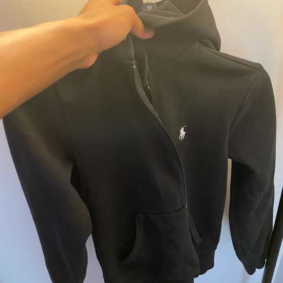 Mens polo hoodie SMALL - Picture 1 of 3